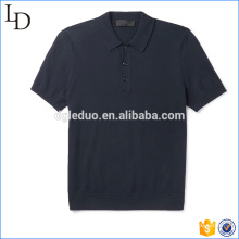 Las camisetas deportivas de polo de las sujeciones del botón cortan la combinación de color de coser polo